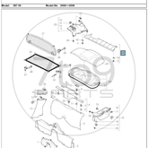 Porsche 987 Cayman S Luggage Compartment Trim Cenre 987 555 151 00